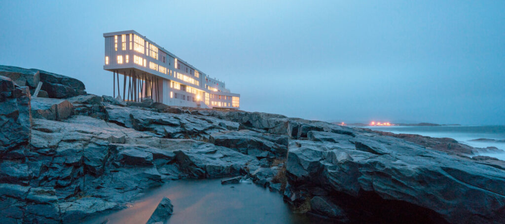 hôtels de luxe discrets Fogo Island Inn