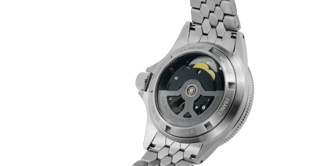 Fond de boîte de la Yema Superman Titanium MoonTide CMM.11