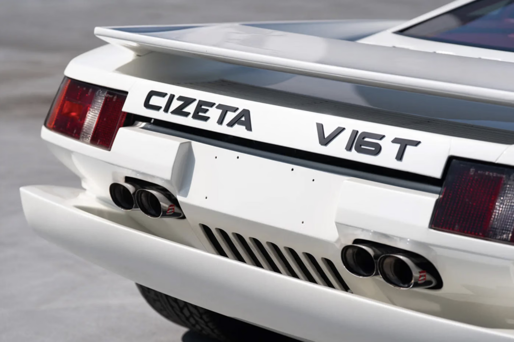 Cizeta Moroder V16T focus arrière