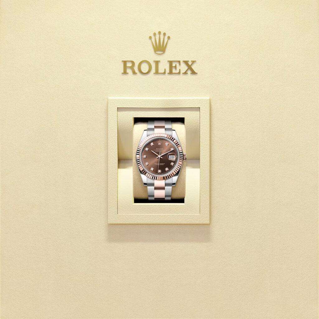 montres de luxe à moins de 50000 euros : Rolex Datejust 41 Rolesor Everose