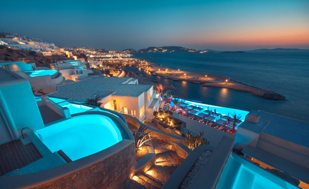 villes de prestige où partir en vacances d'été : Mykonos
