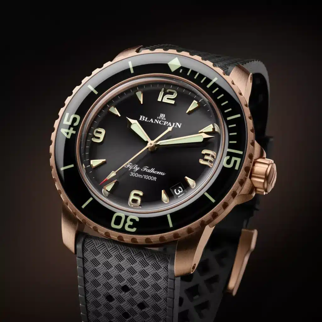 montres de luxe à moins de 100 000 euros : Blancpain Fifty Fathoms Automatique