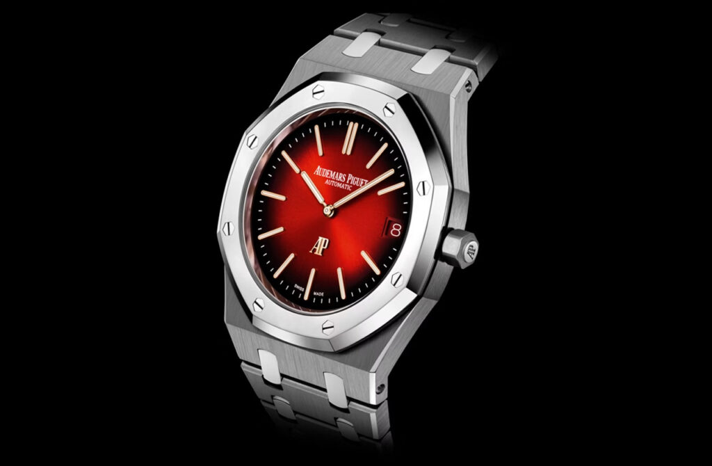 montres de luxe à moins de 100 000 euros : Audemars Piguet Royal Oak Jumbo Extra-Plat