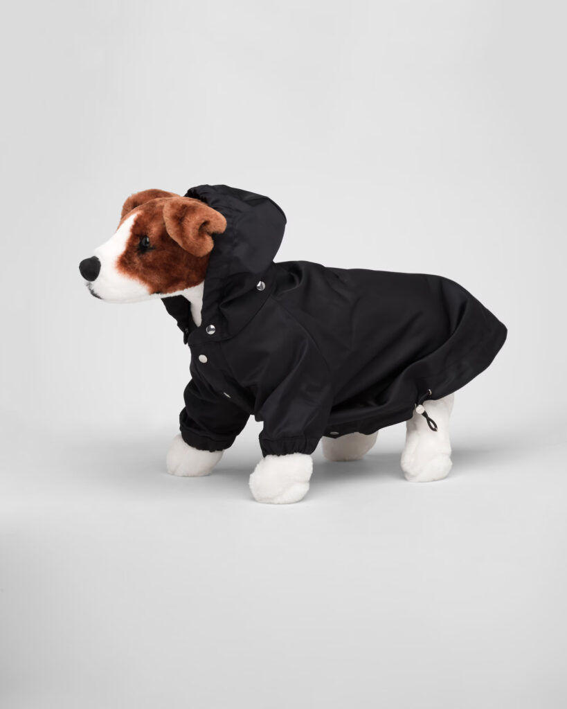 Vêtements pour animaux : Imperméable à capuche pour Chien, par Prada