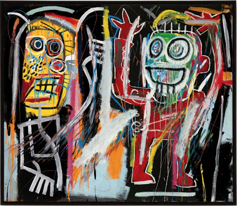tableaux Basquiat les plus chers : Dustheads, 1982 : 42,3 millions d'euros (48,8 millions de dollars)