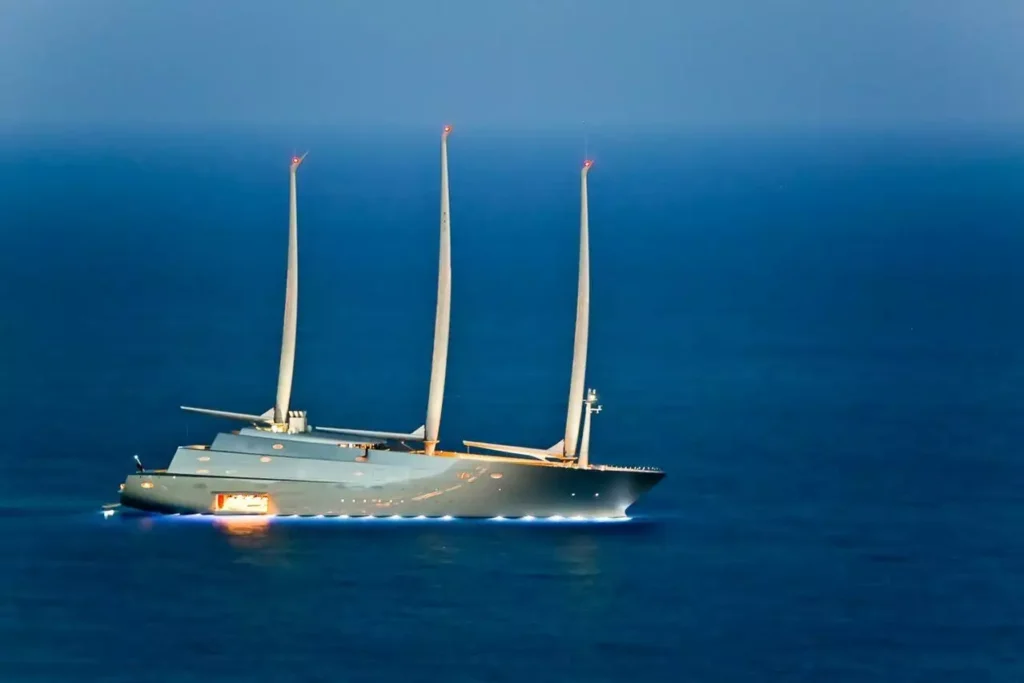 yachts les plus chers du monde : Sailing Yacht A, le voilier saisi d'Andreï Melnitchenko