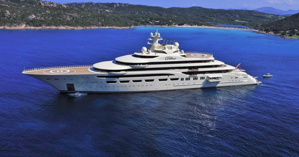 Dilbar : le yacht le plus cher du monde, à 800 millions de dollars