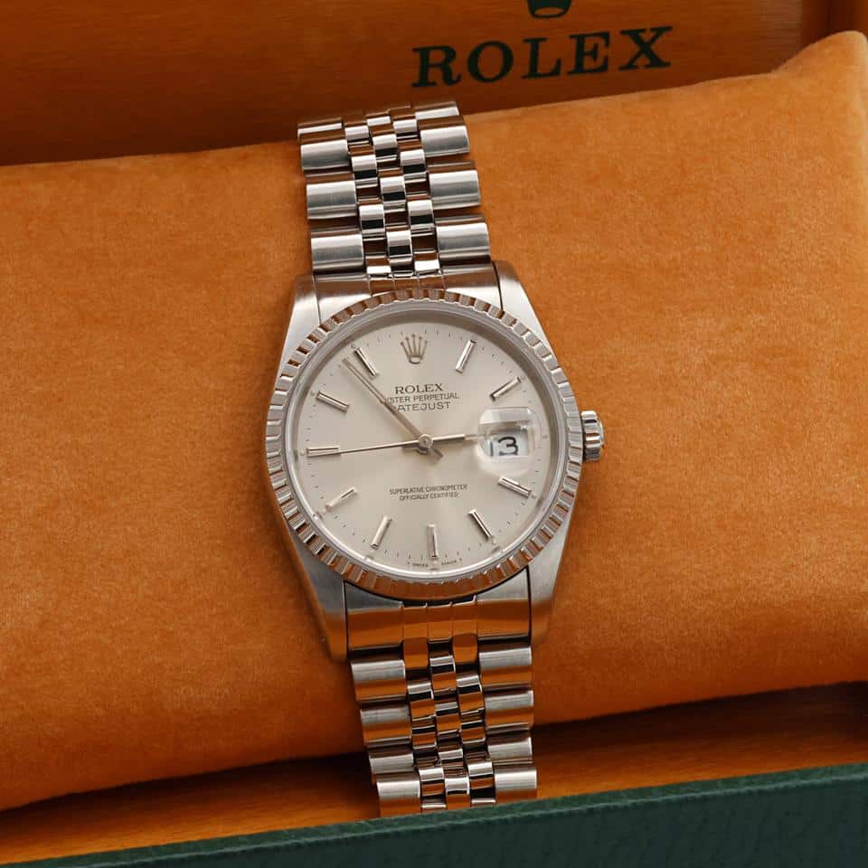 rolex occasion moins de 5 000 euros : Rolex Datejust 36 réf. 16220