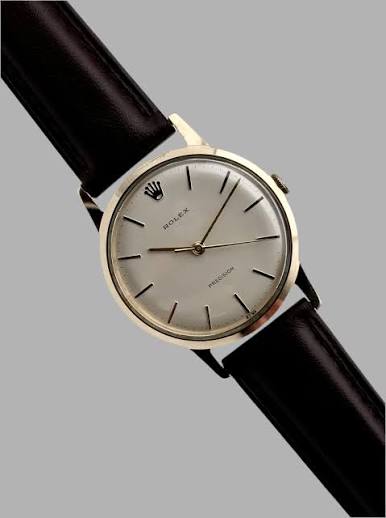 rolex occasion moins de 5 000 euros : Rolex Precision réf. 12834, le chronomètre le plus discret du catalogue vintage