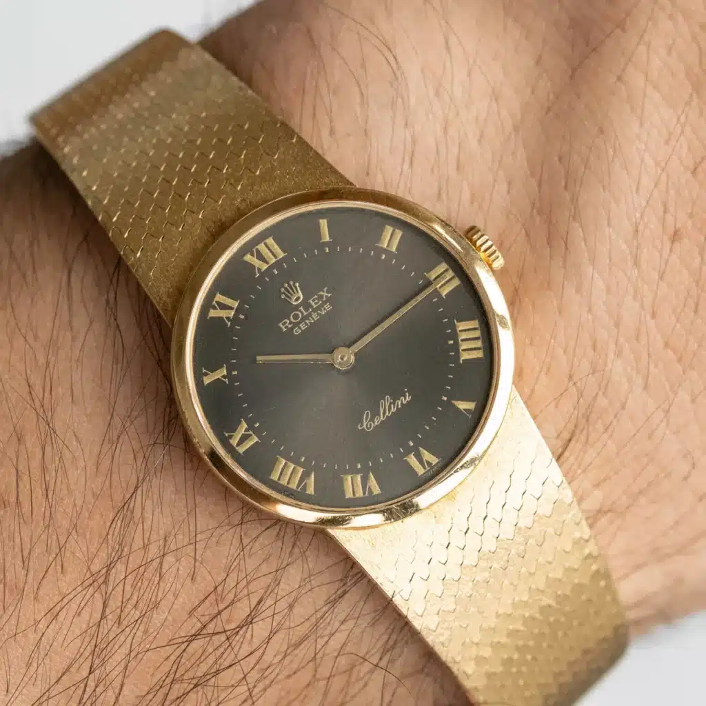 rolex occasion moins de 5 000 euros : Rolex Cellini réf. 4109, l'or 18 carats le plus accessible signé Rolex