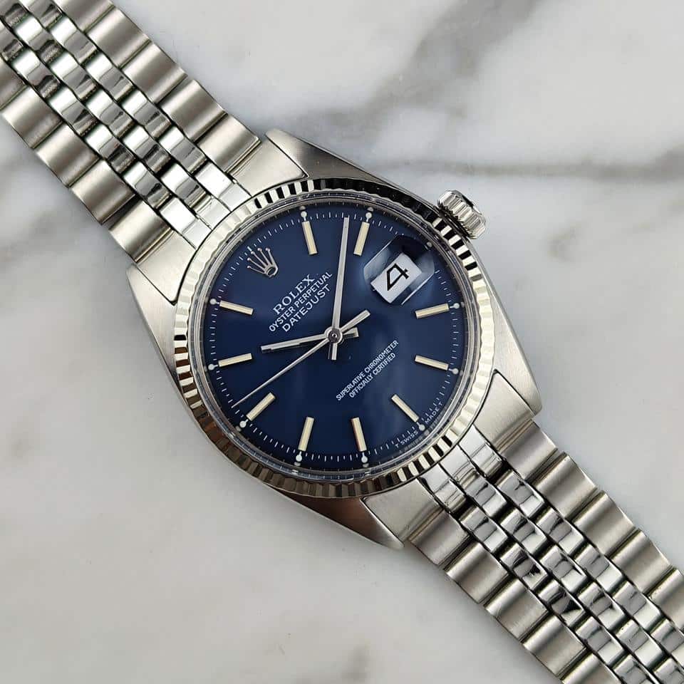 rolex occasion moins de 5 000 euros : Rolex Datejust 36 réf. 1601, notre coup de cœur de cette sélection des Rolex d'occasion à moins de 5 000 euros