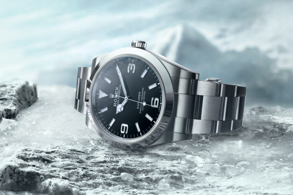 Rolex Explorer réf. 214270, l'increvable montre d'exploration au format 39 mm