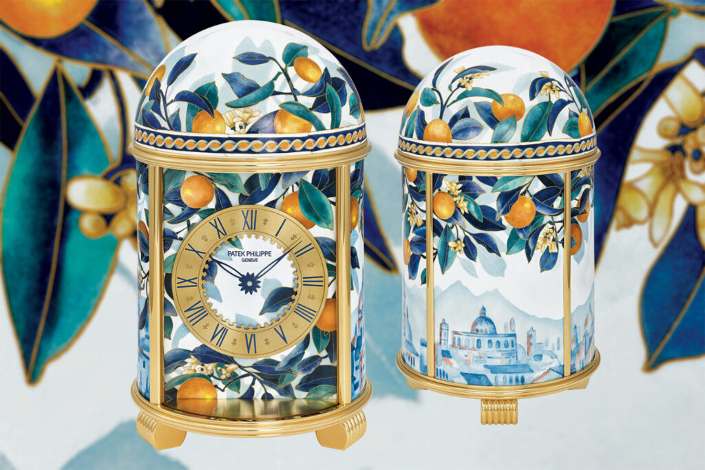 Patek Philippe, la pendulette Oranges de Sicile