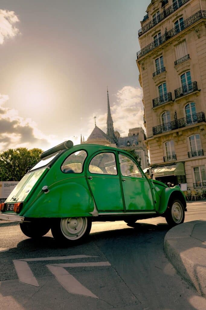 Photo d'une véritable 2CV française