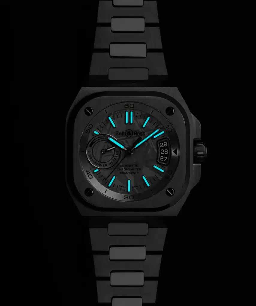 Bell & Ross BR-X5 Météorite : Luminescente dans la nuit
