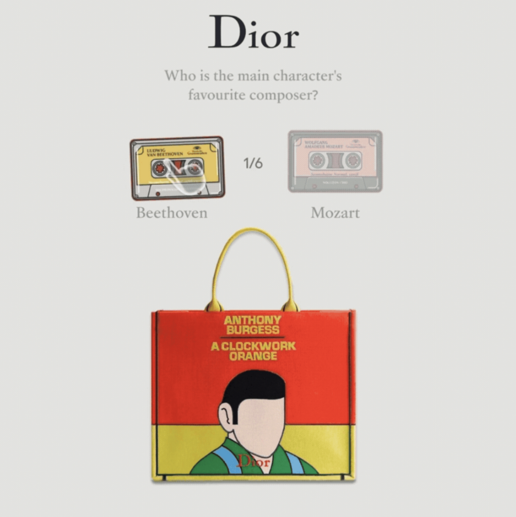 Dior Book Tote Mini-jeux