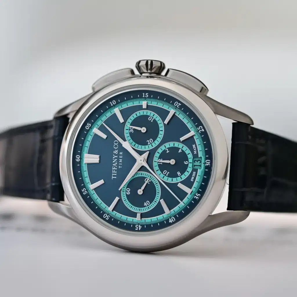 Tiffany & Co. célèbre 160 ans de chronographes avec une nouvelle édition au cadran bleu profond