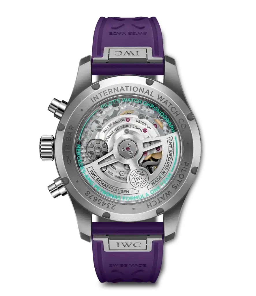 IWC Pilot's Watch Chronograph 41 Mercedes-AMG Petronas : calibre 69385