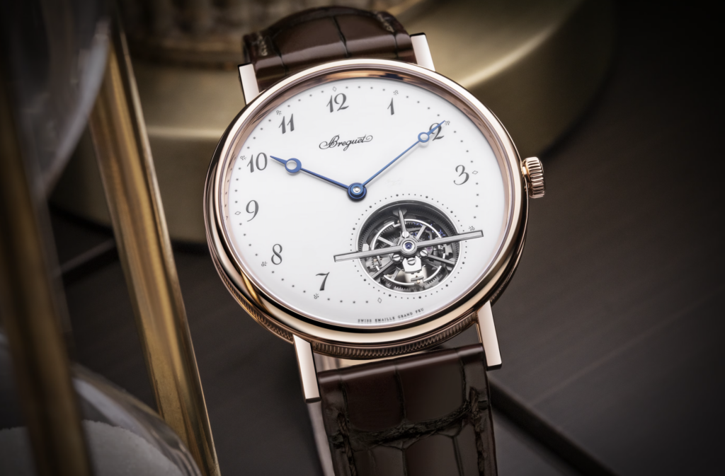 montres de luxe à moins de 400 000 euros : Breguet Classique Tourbillon Extra-Plat 5367, platine