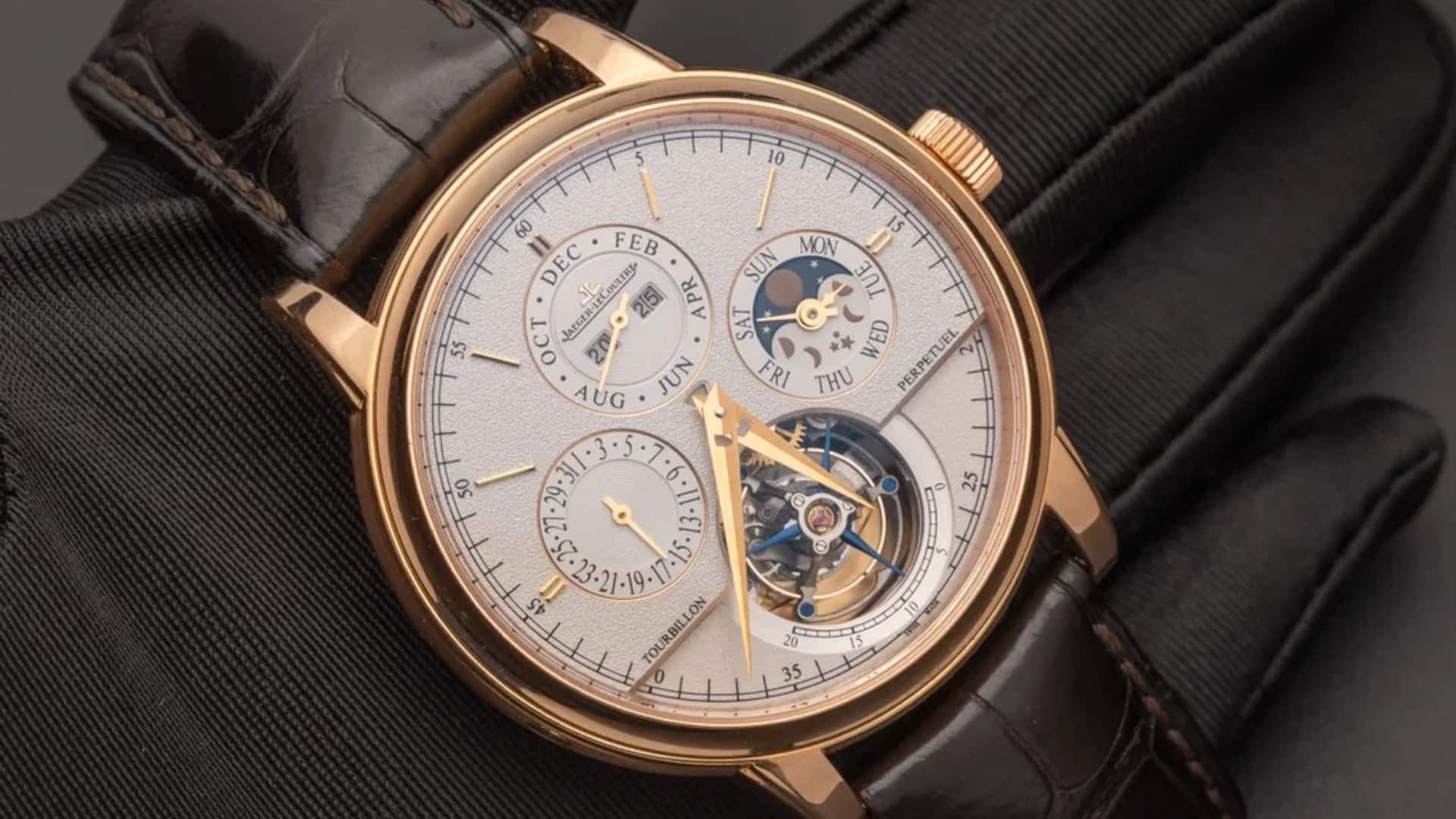Jaeger-LeCoultre Master Grande Tradition Grande Complication, or rose