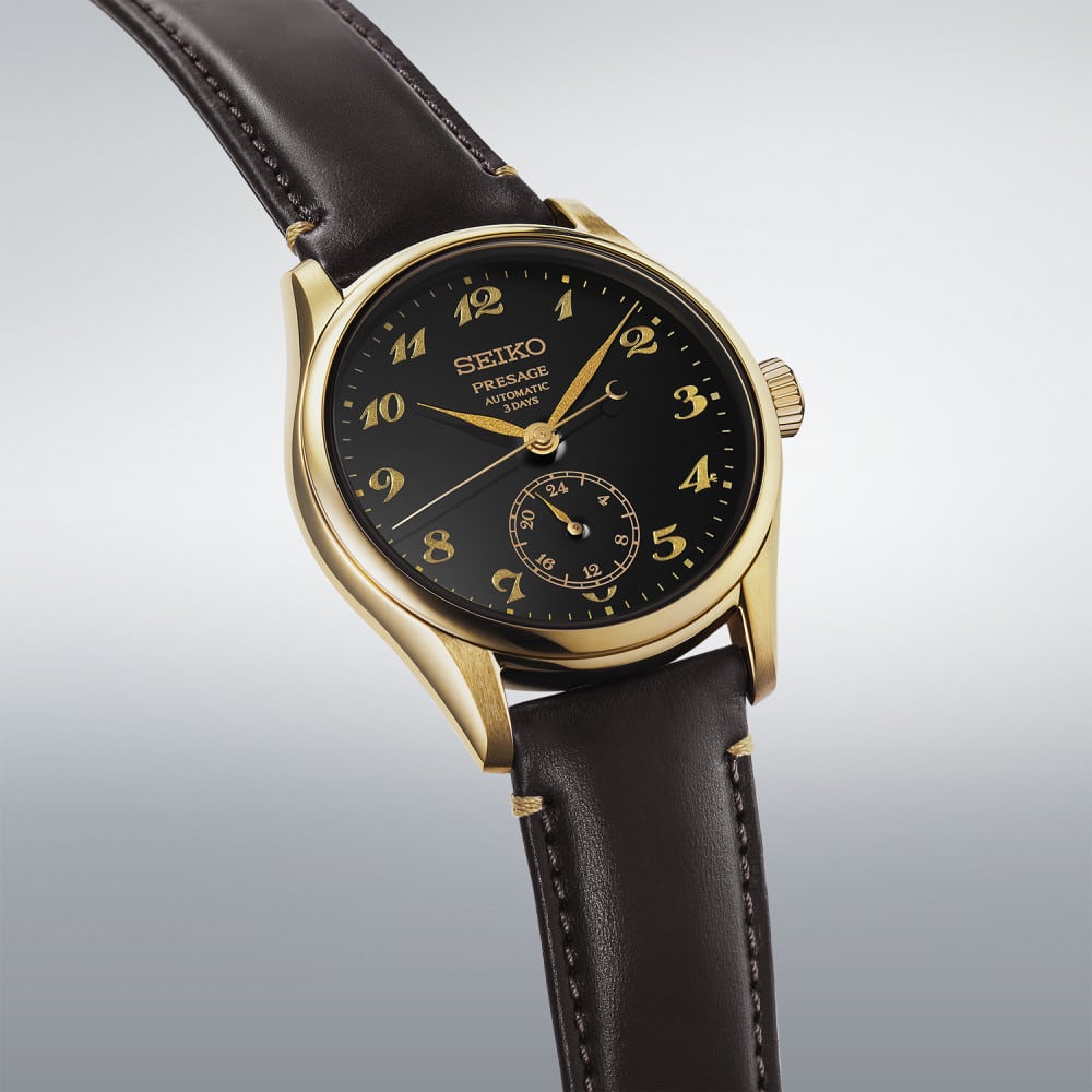 Seiko Presage Craftsmanship Urushi cadran laque urushi noir