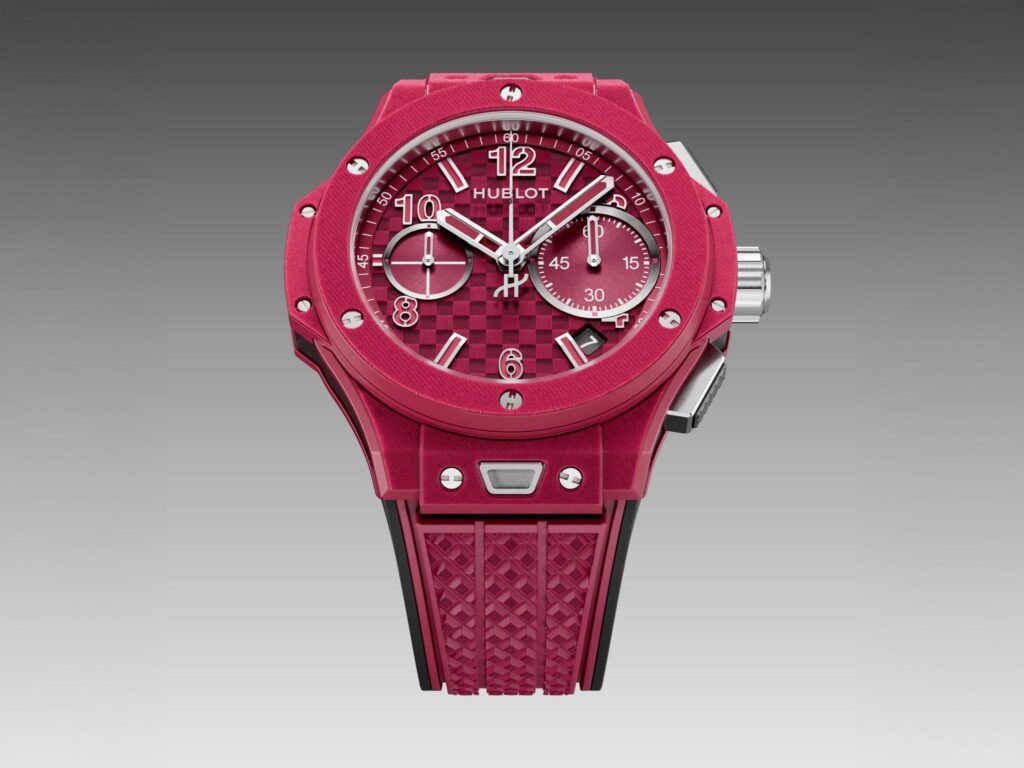 Hublot Big Bang Original Soft Touch All Red 43 mm, boîtier et bracelet en caoutchouc rouge effet velours