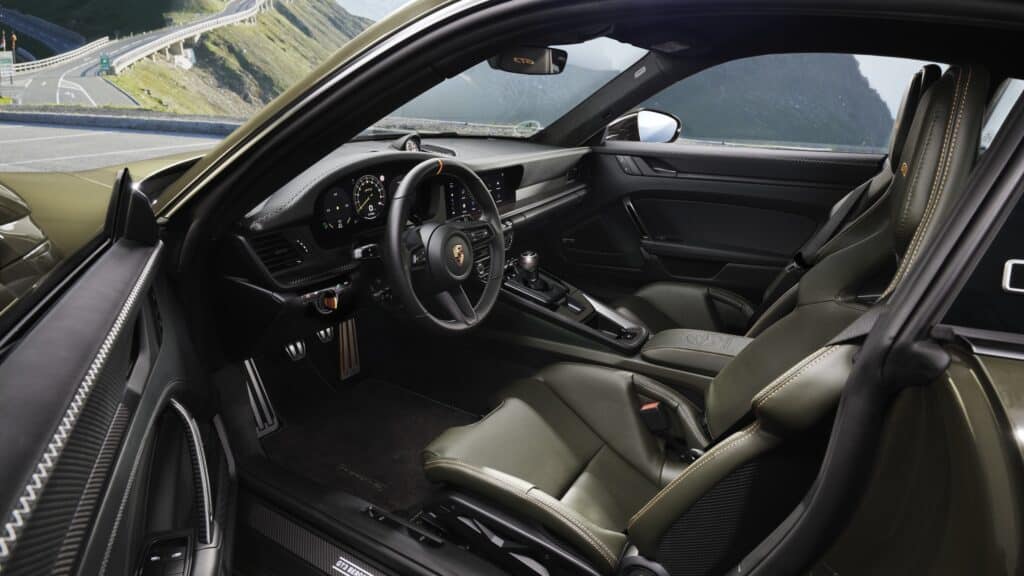 habitacle de la Porsche 911 GT3 Bergsport