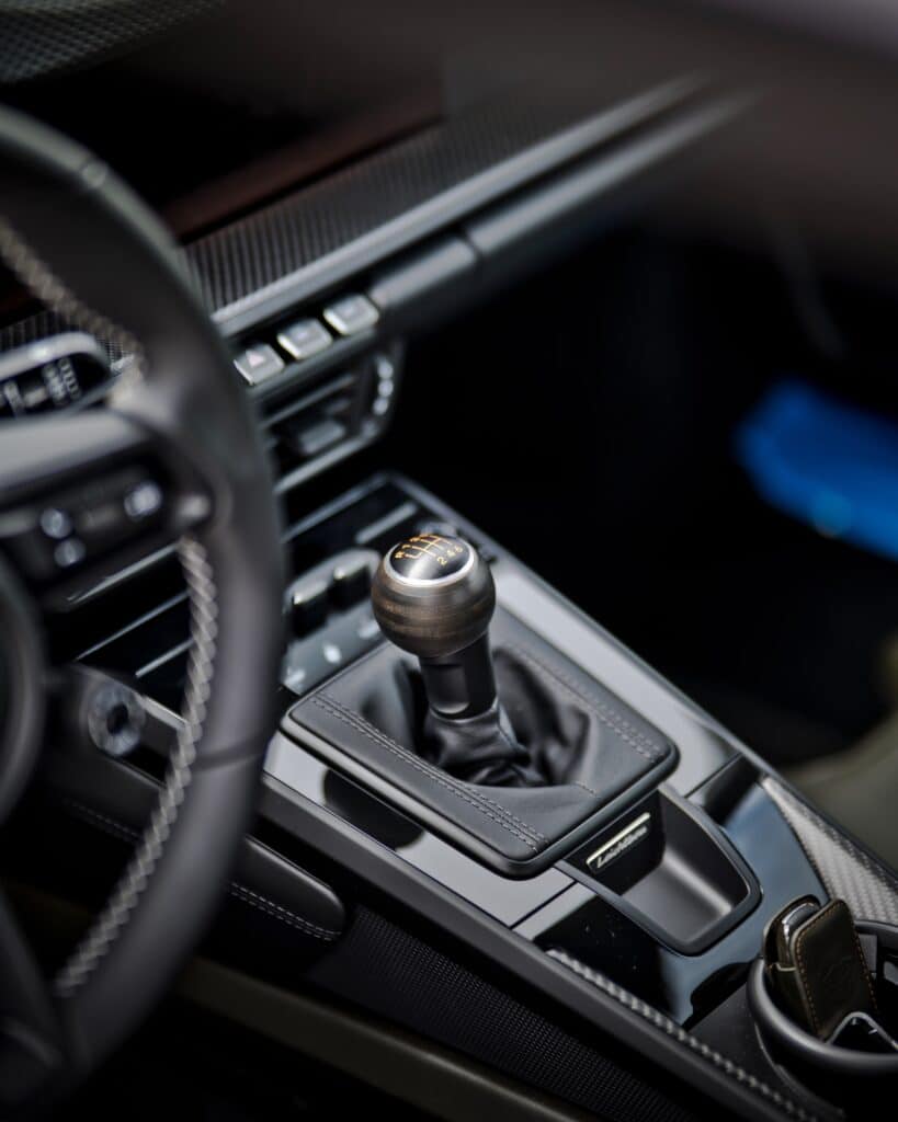 Intérieur de la Porsche 911 GT3 Bergsport