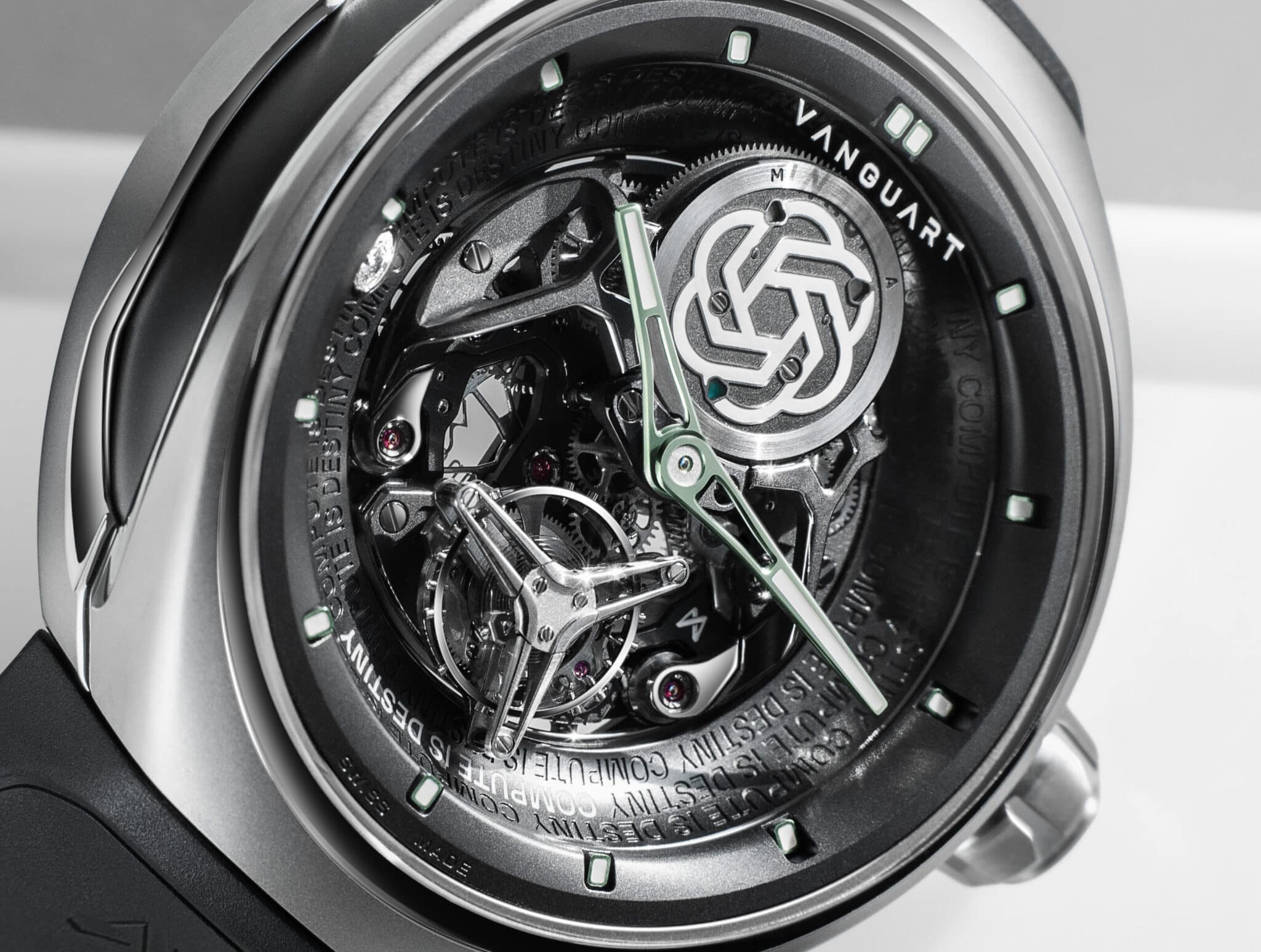 Montre Vanguart OpenAI Orb Flying Tourbillon en titane grade 5