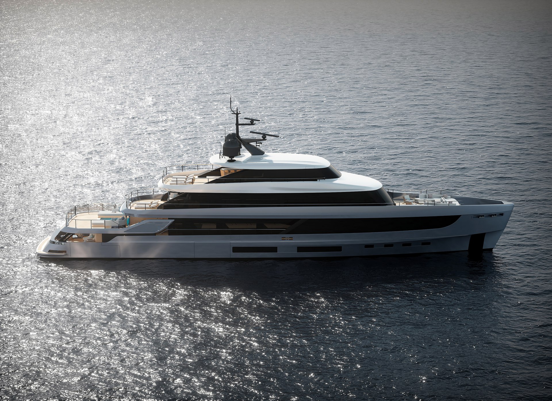 Le Grande 44M d'Azimut Yachts, superyacht lauréat des Innovation Route Awards 2026 au Cannes Yachting Festival
