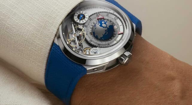 Greubel Forsey habille son GMT Balancier Convexe d&rsquo;un nouveau coloris Ocean Blue