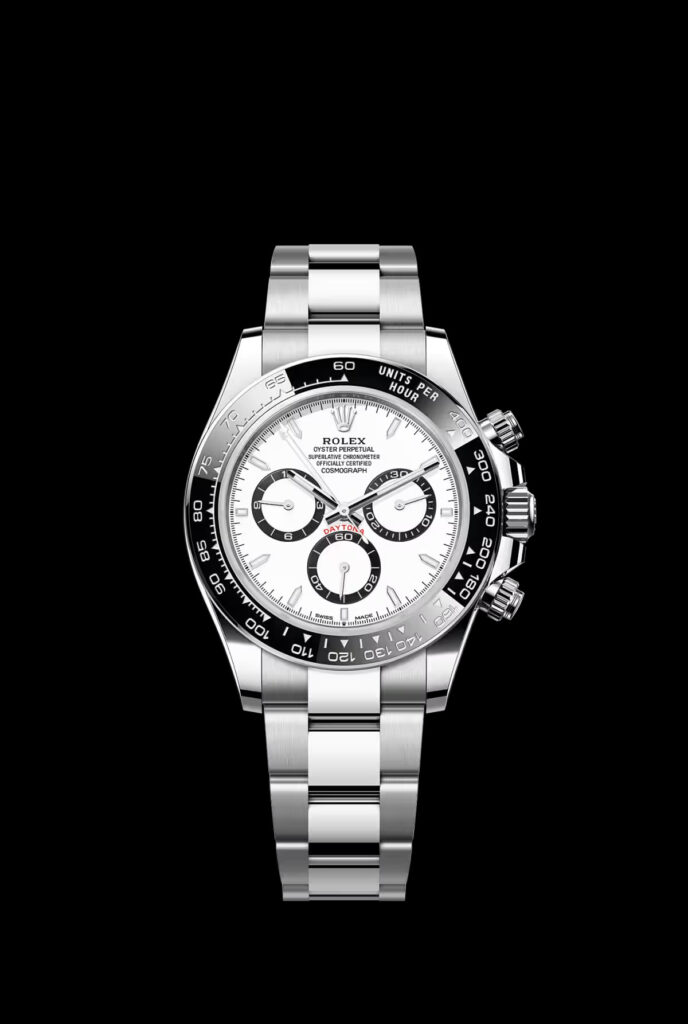 Rolex Cosmograph Daytona acier cadran blanc