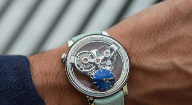 MB&F pare son SP One, sa première montre habillée, d&rsquo;or blanc et de diamants