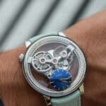 MB&F pare son SP One, sa première montre habillée, d’or blanc et de diamants