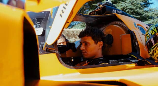 Lando Norris teste la McLaren MCL-HY, future Hypercar du Mans 2027