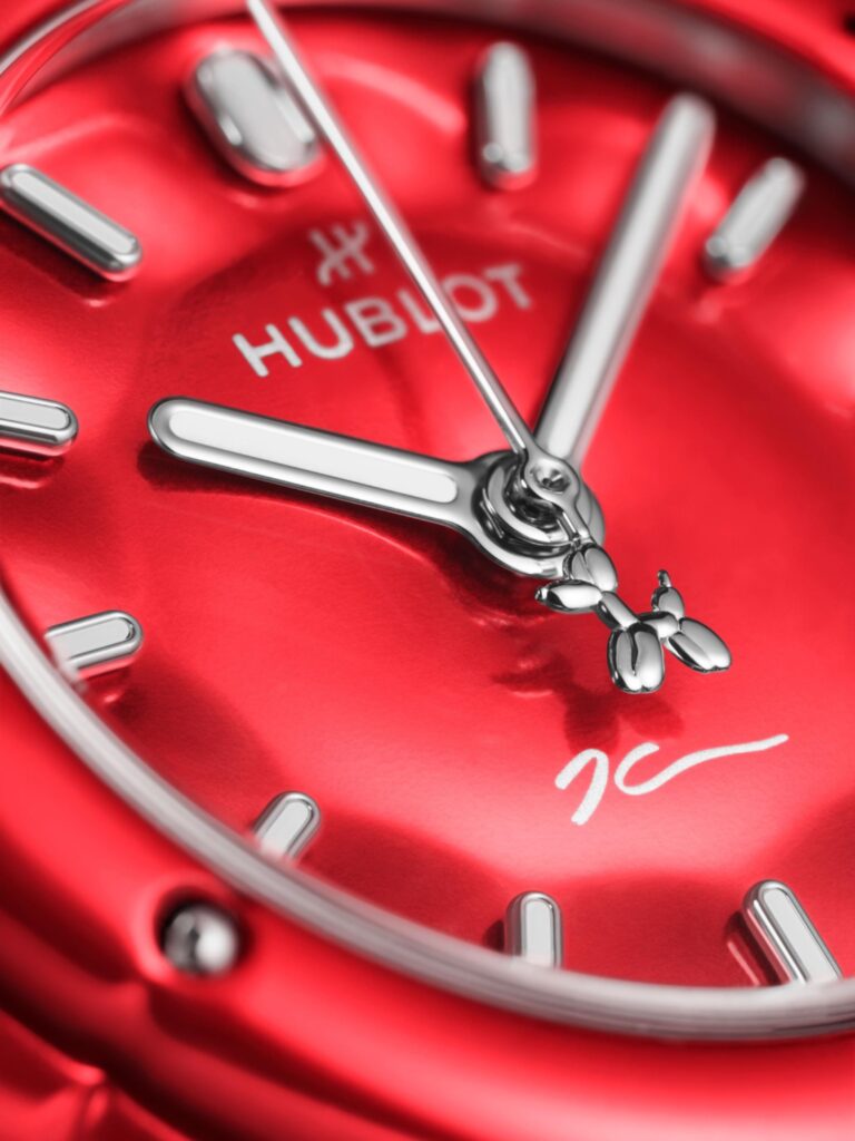 Trotteuse de la Hublot Classic Fusion Balloon Dog by Jeff Koons Red