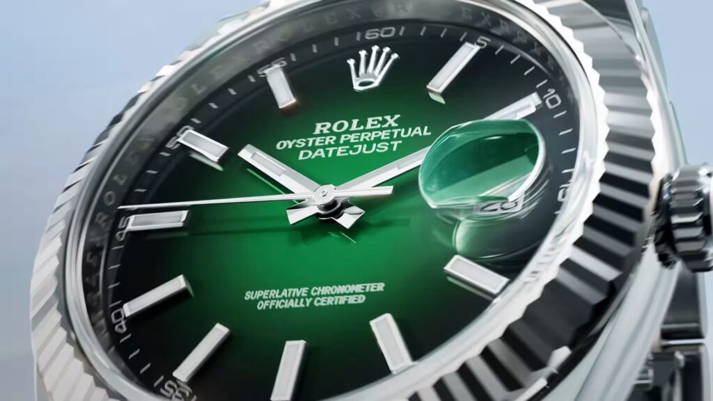 Rolex Datejust 41 vert ombré