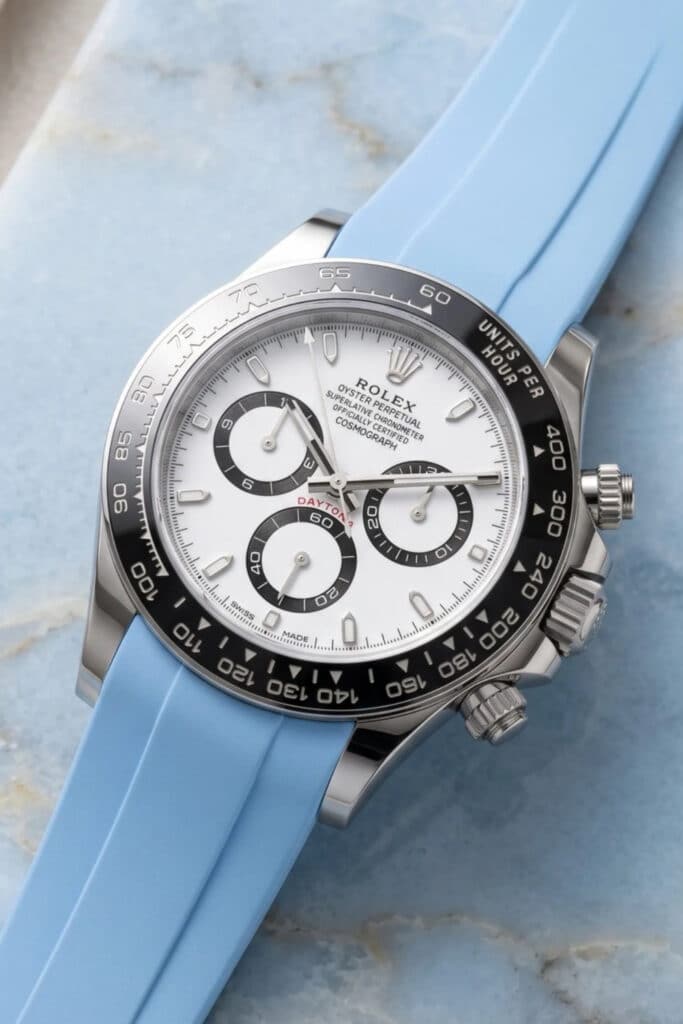 bracelet en caoutchouc FKM pour Rolex