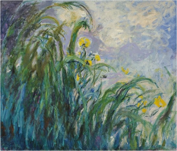 Sotheby's Monet Iris collection Schlumberger