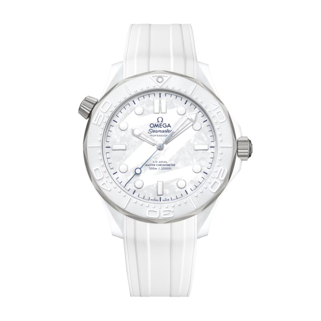 Les 10 Omega les plus désirables en 2026 : Omega Seamaster Diver 300M Milano Cortina 2026 : la montre blanche des Jeux olympiques