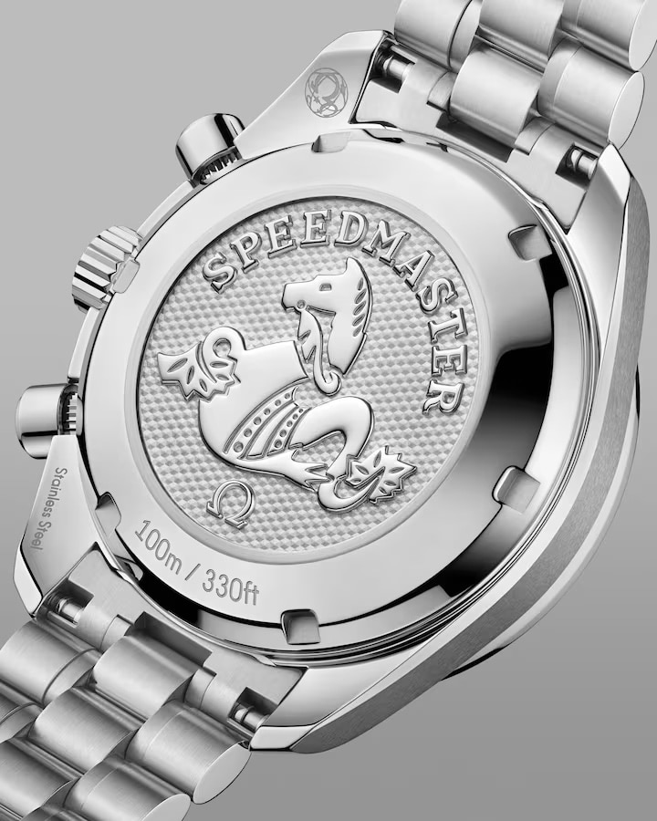 Omega Speedmaster 38 mm : face arrière