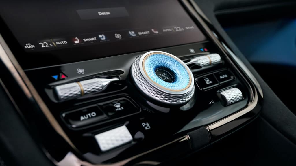 Une console centrale futuriste signée Bentley