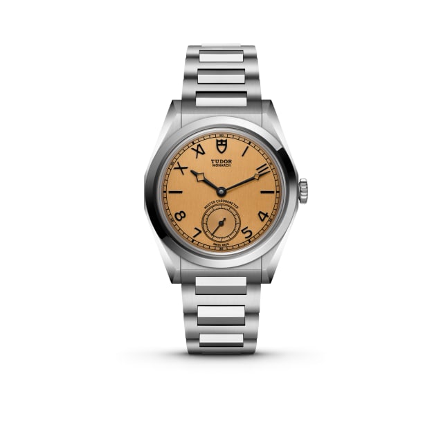 Tudor les plus désirables 2026 : Tudor Monarch en acier avec cadran champagne sombre
