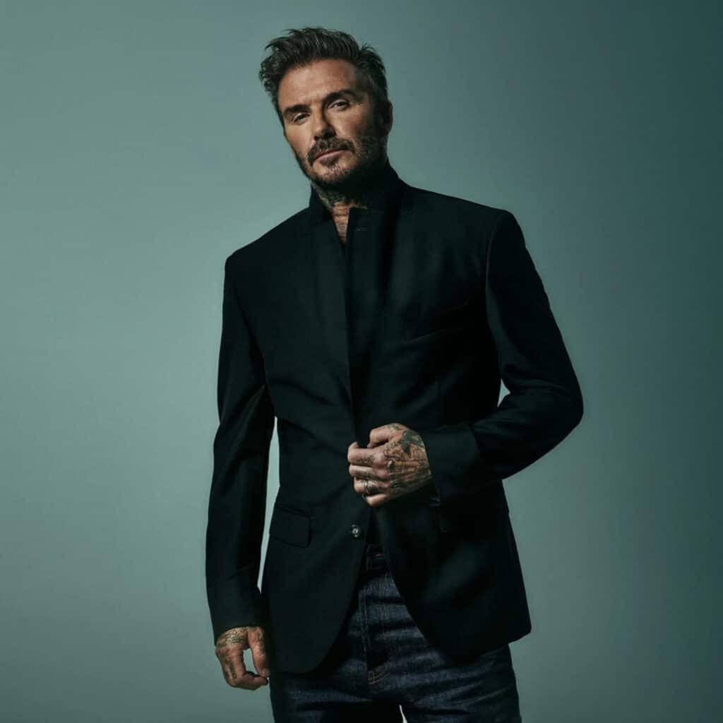 David Beckham présente son parfum Instinct, l'une des activités de sa marque aux revenus records en 2025.