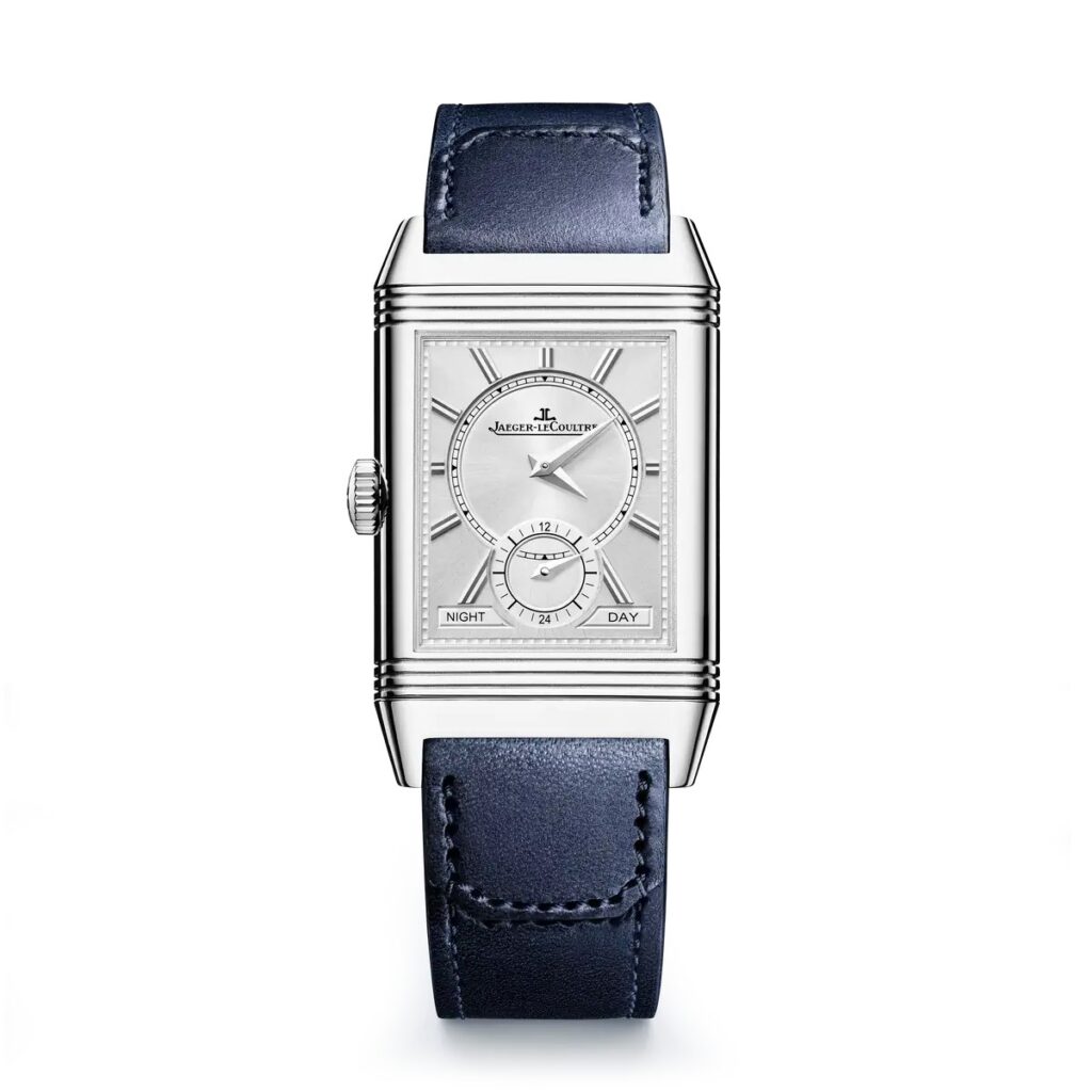 Face verso argentée de la Jaeger-LeCoultre Reverso Tribute Duoface Small Seconds Q3988481