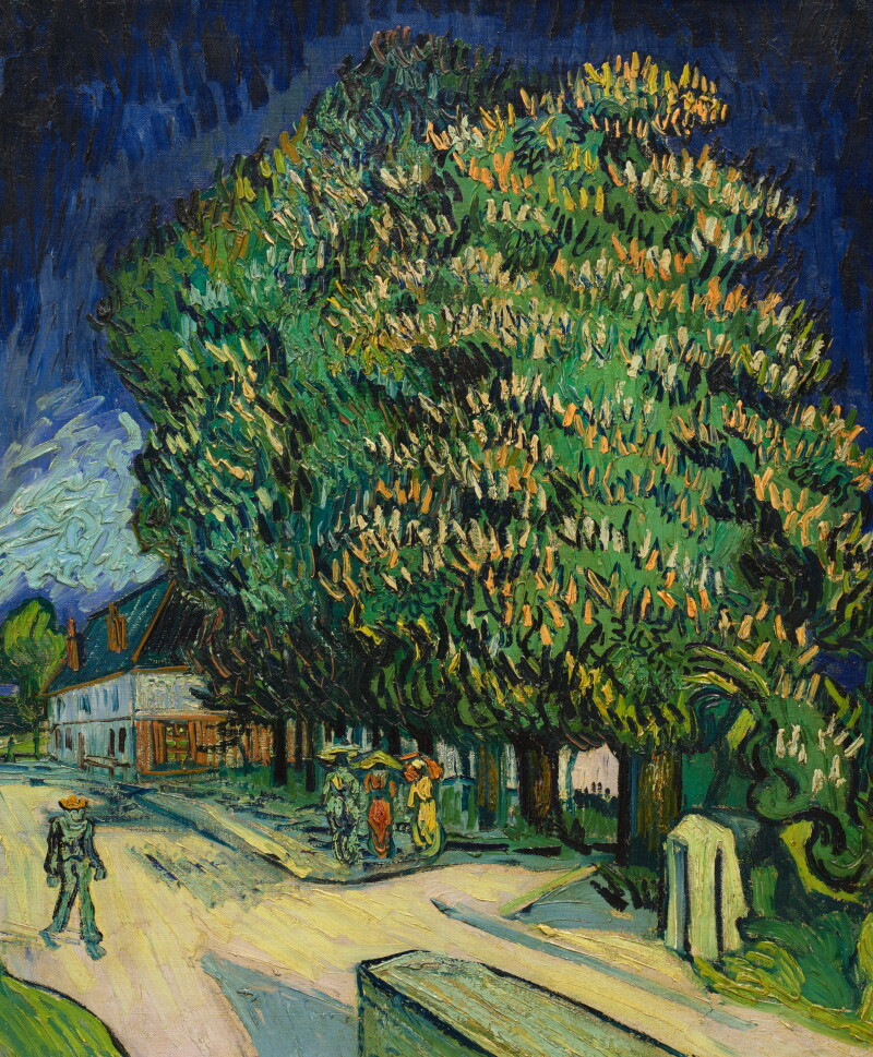 Sotheby's collection Blaquier-Arrieta, Van Gogh, Chataigniers en fleurs, 1890.