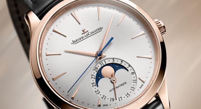 Jaeger-LeCoultre Master Ultra Thin Moon en or rose 36 mm : Inspiration Années 50