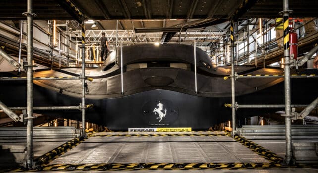 Ferrari Hypersail : La coque terminée, la technologie du vol dévoilée