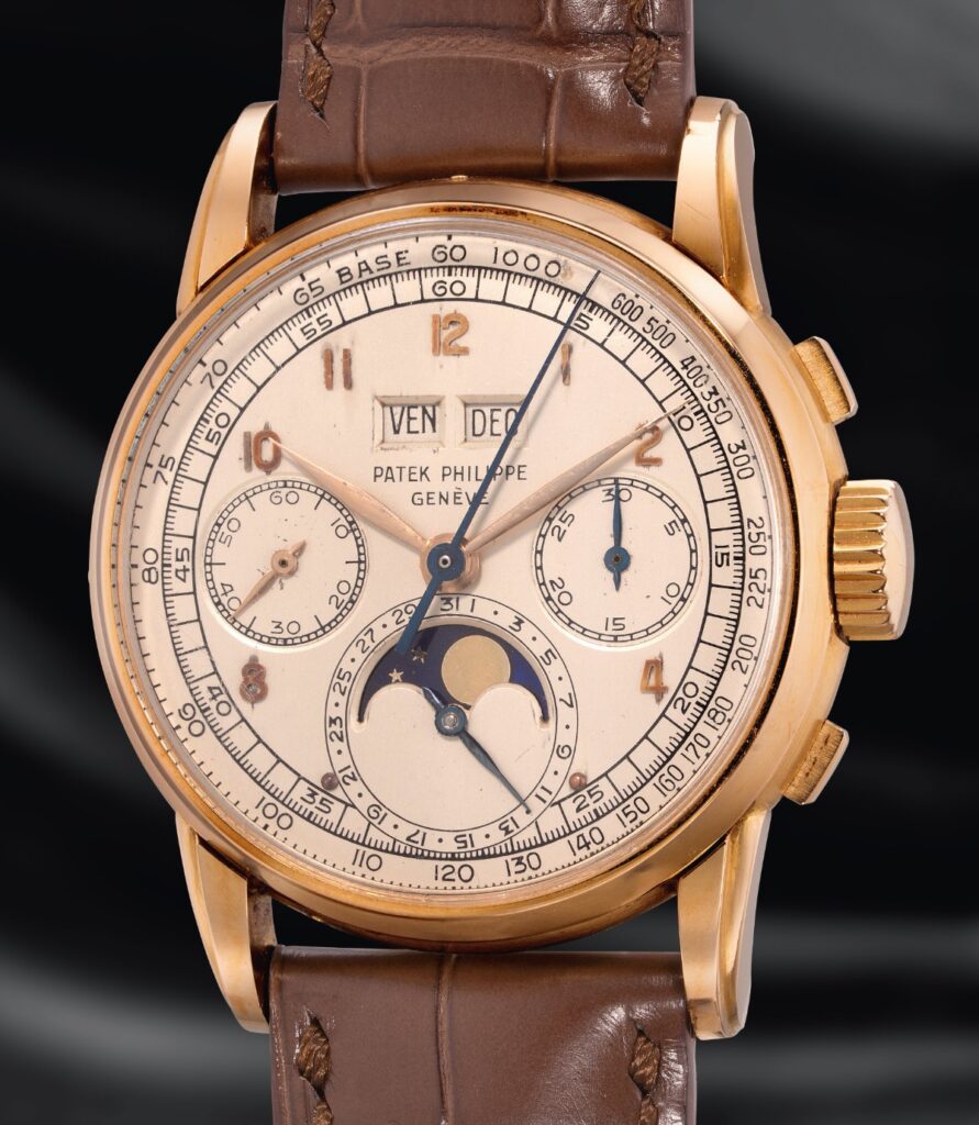 Patek Philippe 2499 « The Pink First Series » en or rose, parmi les montres les plus chères vendues aux enchères
